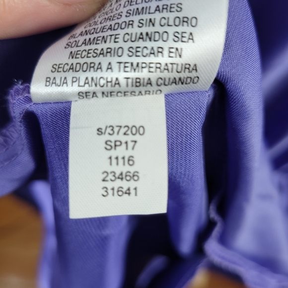 Thalia Sodi Womans lace Trimmed Wrap Robe Satin Tie Waist Size L/XL - Picture 12 of 12